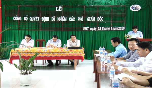 lễ công bố các phó giám đốc 